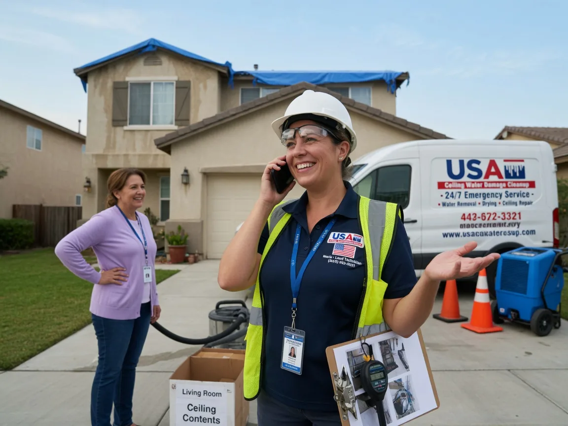 Ceiling Water Damage Restoration Lockbourne, OH FAQs